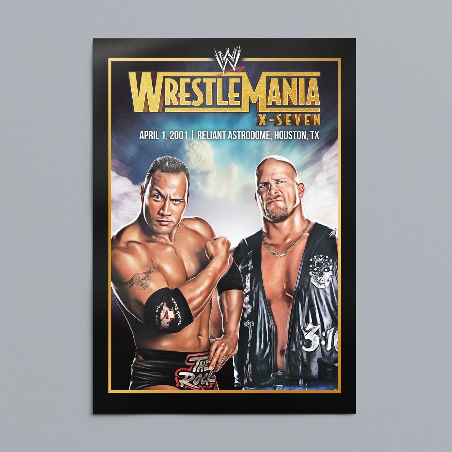 Wrestlemania X-Seven (17) Poster